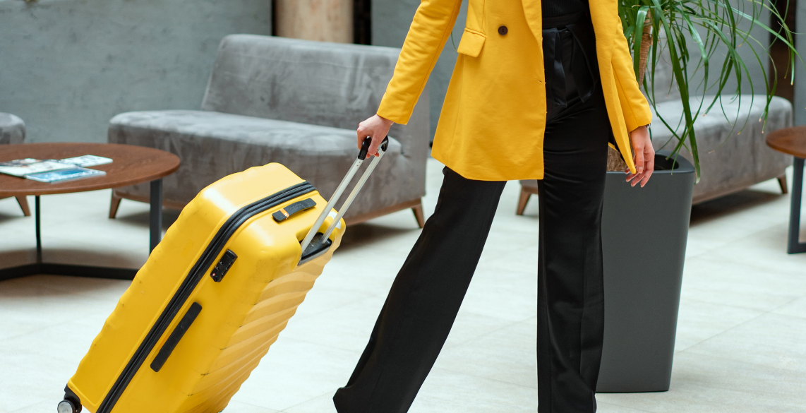 Set de valise rigide beige-marron MILANO ensemble de bagage