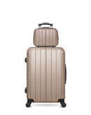 BLUESTAR - Lot de 2 - Valise weekend et vanity NAPOLI
