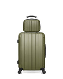 BLUESTAR - Lot de 2 - Valise weekend et vanity NAPOLI