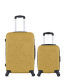 Lot de 2 Valises Rigides Taille Moyenne et Cabine XXS NAIS