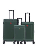 Lot de 3 Valises Rigides Grand Format, Taille Moyenne et Cabine GSTAAD