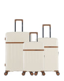 Lot de 3 Valises Rigides Grand Format, Taille Moyenne et Cabine ZERMATT