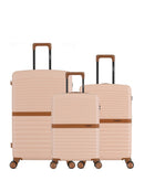 Lot de 3 Valises Rigides Grand Format, Week-end et Cabine BELAIR