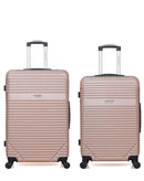Lot de 2 - Valise grand format et valise weekend MEMPHIS
