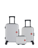 Lot de 3 Valises Rigides Cabine, Cabine XXS et Vanity SPIEZ