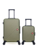 Lot de 2 Valises Rigides Taille Moyenne et Cabine XXS SPIEZ