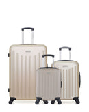 LOT DE 3 - Valises grand format, cabine et cabine XXS BROOKLYN