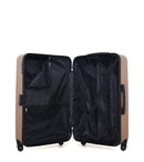Lot de 4 Valises Rigides Grand Format, Taille Moyenne, Cabine et Vanity AMAZONE