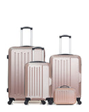 HERO - LOT DE 4 - Valises grand format, weekend, cabine et vanity VESUVIO
