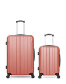 Lot de 2 Valises Rigides Grand Format et Cabine NAPOLI