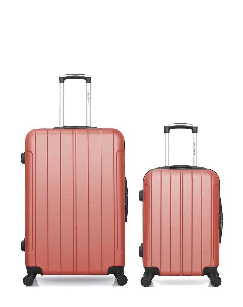 Lot de 2 Valises Rigides Grand Format et Cabine NAPOLI
