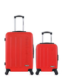 Lot de 2 Valises Rigides Taille Moyenne et Cabine XXS BRONX