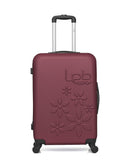Lot de 2 Valise Taille Moyenne et Vanity Rigide ELEONOR