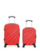 Lot de 2 Valises Rigides Cabine et Cabine XXS DANUBE