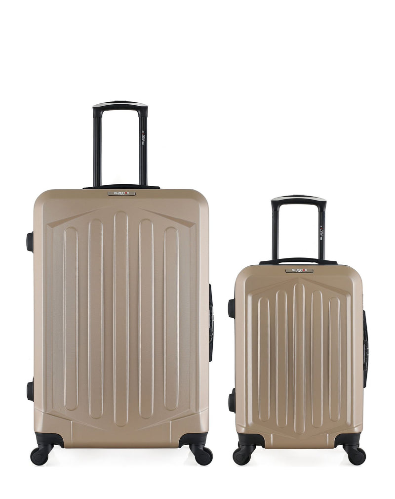 Lot de 2 Valises Rigides Grand Format et Cabine HAGEN