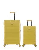Lot de 2 Valises Rigides Grand Format et Cabine LYNDA