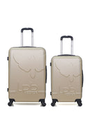 Lot de 2 valises rigides grand format et moyenne NORINE-A