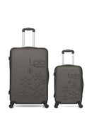 Lot de 2 Valises Rigides Grand Format et Cabine ELEONOR