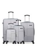 Lot de 4 Valises Rigides Grand Format, Taille Moyenne, Cabine et Cabine XXS MIAMI