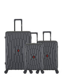 Lot de 3 Valises Rigides Grand Format, Cabine et Cabine XS ODEON