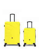 Lot de 2 Valises Rigides Grand Format et Cabine SERENA
