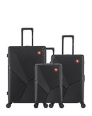 Lot de 3 Valises Rigides Grand Format, Taille Moyenne et Cabine XS FRIBOURG