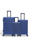 Lot de 3 Valises Rigides Grand Format, Taille Moyenne et Cabine XS LUGANO