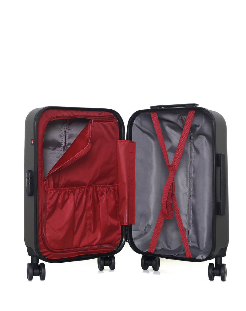 Lot de 2 Valises Rigides Taille Moyenne et Cabine XXS RUTI