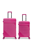 Lot de 2 Valises Rigides Grand Format et Taille Moyenne WOHLEN