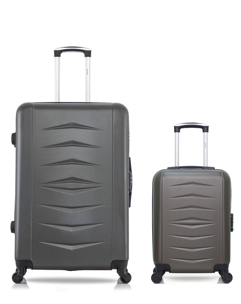 Lot de 2 Valises Rigides Grand Format et Cabine XXS OVIEDO