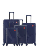 Lot de 4 Valises Rigides Grand Format, Taille Moyenne, Cabine et Cabine XS FRIBOURG