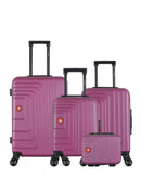 Lot de 4 Valises weekend, valise cabine, valise cabine XXS et vanity RUTI