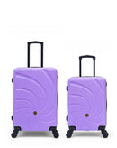 Lot de 2 Valises Rigides Taille Moyenne et Cabine SERENA