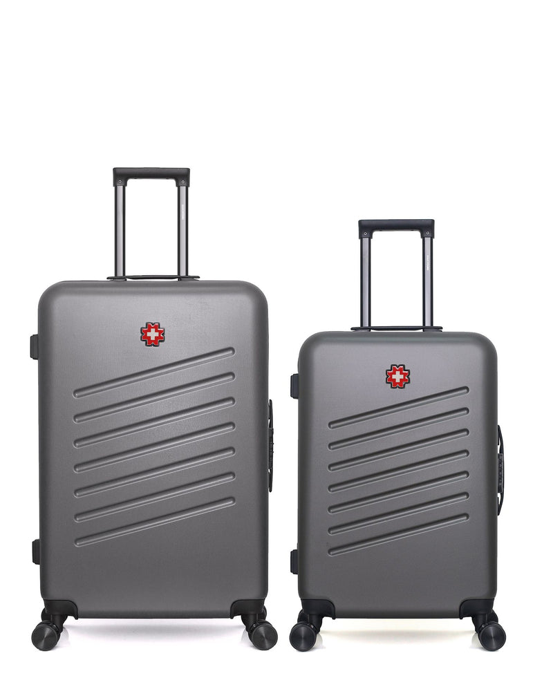 Lot de 2 Valises Rigides Grand Format et Taille Moyenne ZURICH