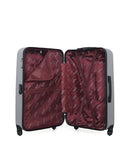 Lot de 2 - Valise grand format et valise weekend BROOKLYN