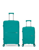 Lot de 2 Valises Rigides Grand Format et Cabine VELA