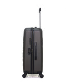 Lot de 2 Valise Taille Moyenne et Vanity Rigide ELEONOR