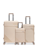 Lot de 3 Valises Rigides Grand Format, Taille Moyenne et Cabine XS WOHLEN