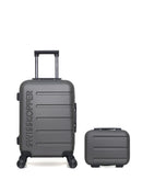 Lot de 2 Valises Rigides Cabine et Vanity AIGLE