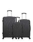 Lot de 3 valises Grand format, weekend et cabine LAGOS