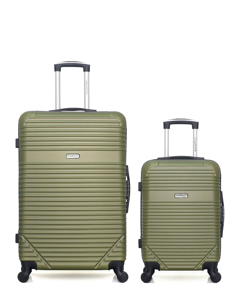 Lot de 2 Valises Rigides Grand Format et Cabine MEMPHIS