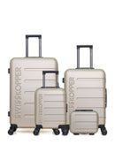 Lot de 4 Valises Rigides Grand Format, Taille Moyenne, Cabine XXS et Vanity AIGLE