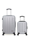 Lot de 2 Valises Rigides Taille Moyenne et Cabine XXS BRONX