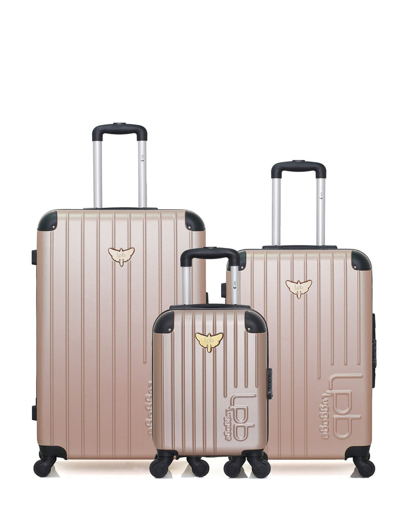LPB LUGGAGE - LOT DE 3 - Valises grand format, weekend et cabine XXS MARIANNE