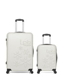Lot de 2 Valises Rigides Grand Format et Cabine ELEONOR