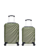 Lot de 2 Valises Rigides Cabine et Cabine XXS DANUBE