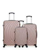 Lot de 3 valises Grand format, weekend et cabine LAGOS