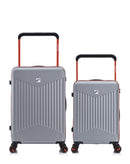 Lot de 2 Valises Rigides Taille Moyenne et Cabine NORTH BEACH