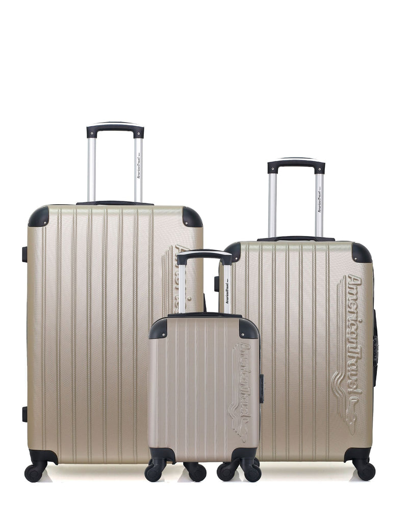 Lot de 3 Valises Rigides Grand Format, Taille Moyenne et Cabine XXS BUDAPEST