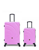 Lot de 2 Valises Rigides Grand Format et Cabine SERENA